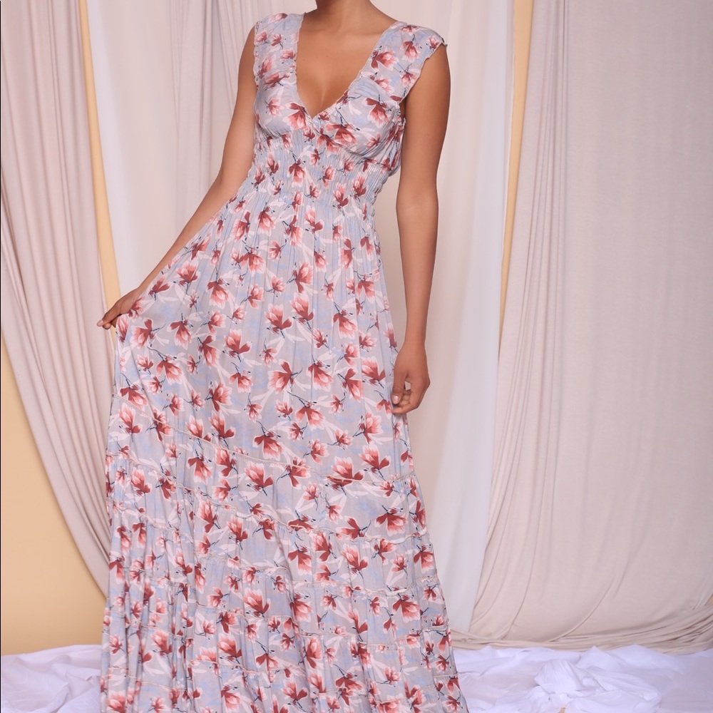 Maxi Dress Boho, Floral, Casual perfect fabric